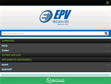 Tablet Screenshot of epvveiculos.com.br